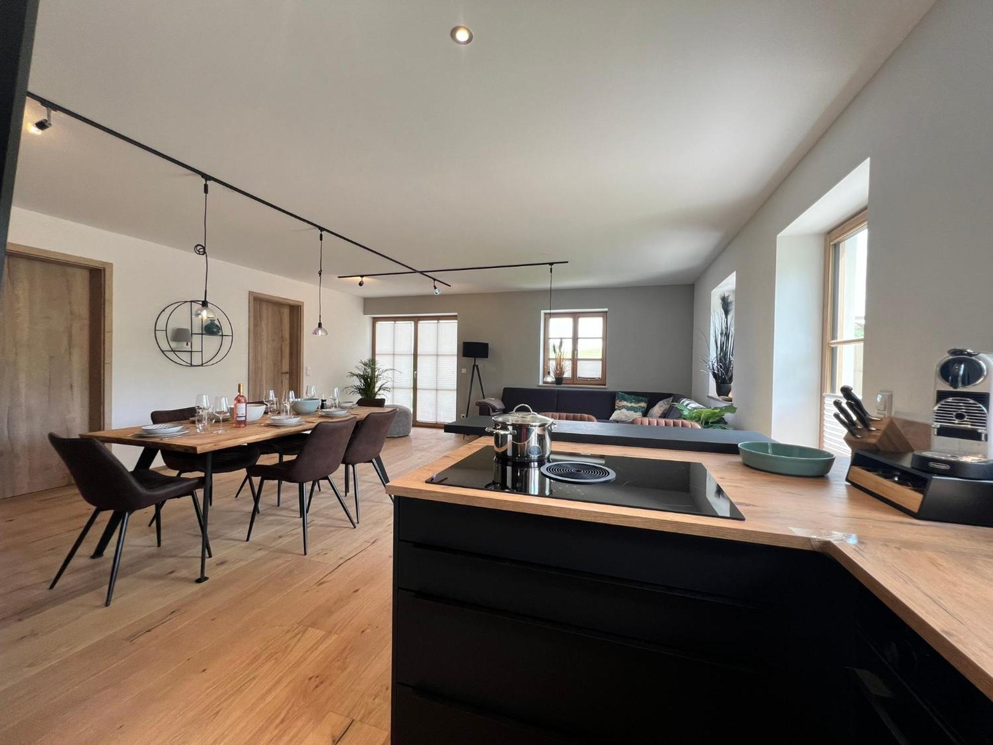 Stay Nice Apartments Dorfen Naehe Muenchen Jacuzzi Grillkota 75 Zoll Tv Esterno foto